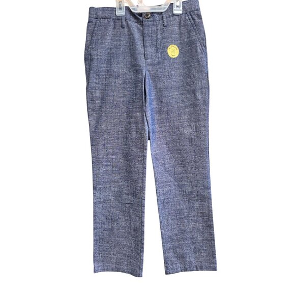 Boys Chambray Suiting Pants Size 10 By Cat & Jack - Blue - Picture 5 of 8